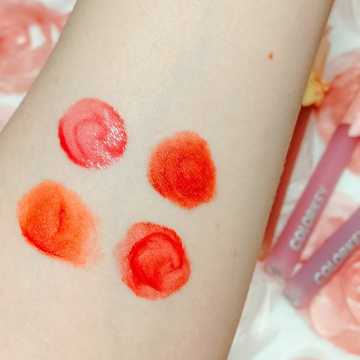 リップスティックアイスクリームティント/COLORKEY/口紅を使ったクチコミ(2枚目)