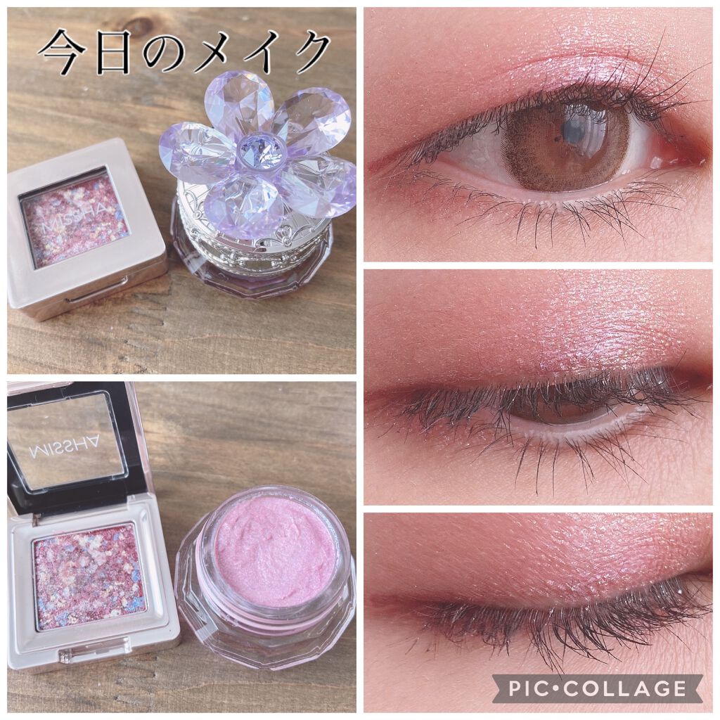 グリッタープリズム シャドウ/MISSHA/グリッターを使ったクチコミ（1枚目）
