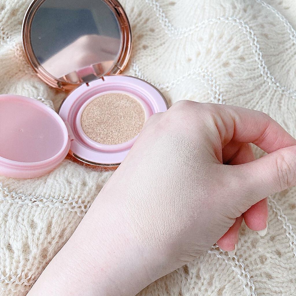 ピンクティーツリーカバークッション/APLIN/クッションファンデーションを使ったクチコミ(3枚目)