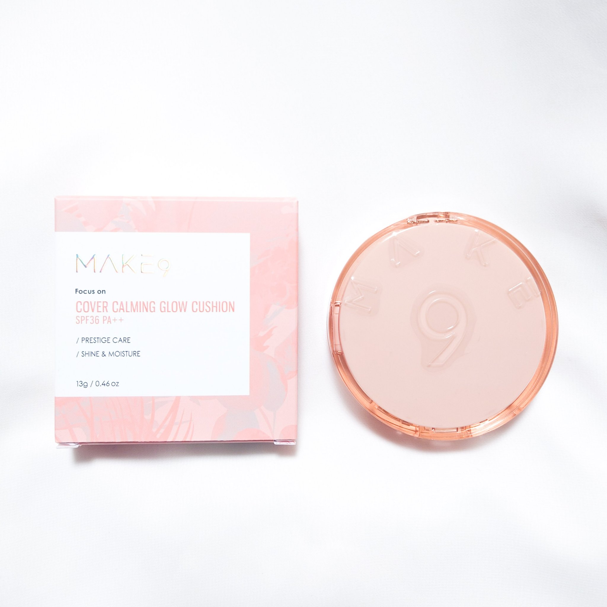 ヌードカーミンググロークッション/MAKE9/クッションファンデーションを使ったクチコミ（1枚目）