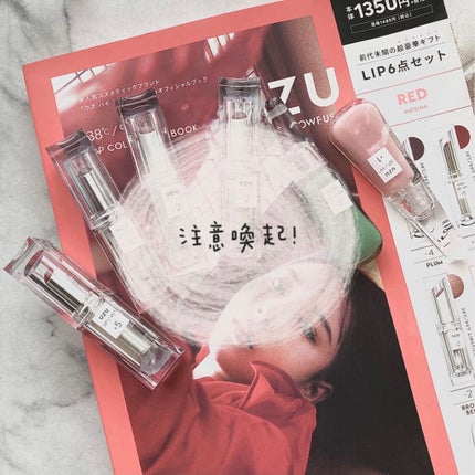 38°c/99°F   LIP COLLECTION BOOK RED edition/宝島社/雑誌を使ったクチコミ(1枚目)