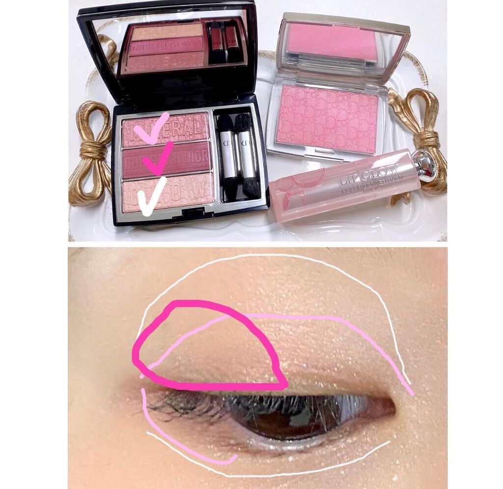 トリオ ブリック パレット/Dior/アイシャドウパレットを使ったクチコミ（3枚目）