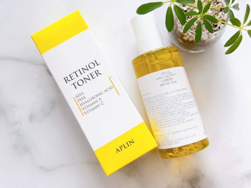 レチノールトナー/APLIN/ミスト状化粧水を使ったクチコミ(3枚目)