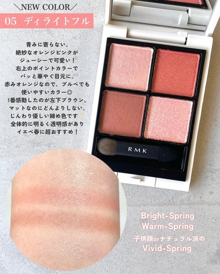 RMK シンクロマティック アイシャドウパレット/RMK/アイシャドウパレットを使ったクチコミ(3枚目)