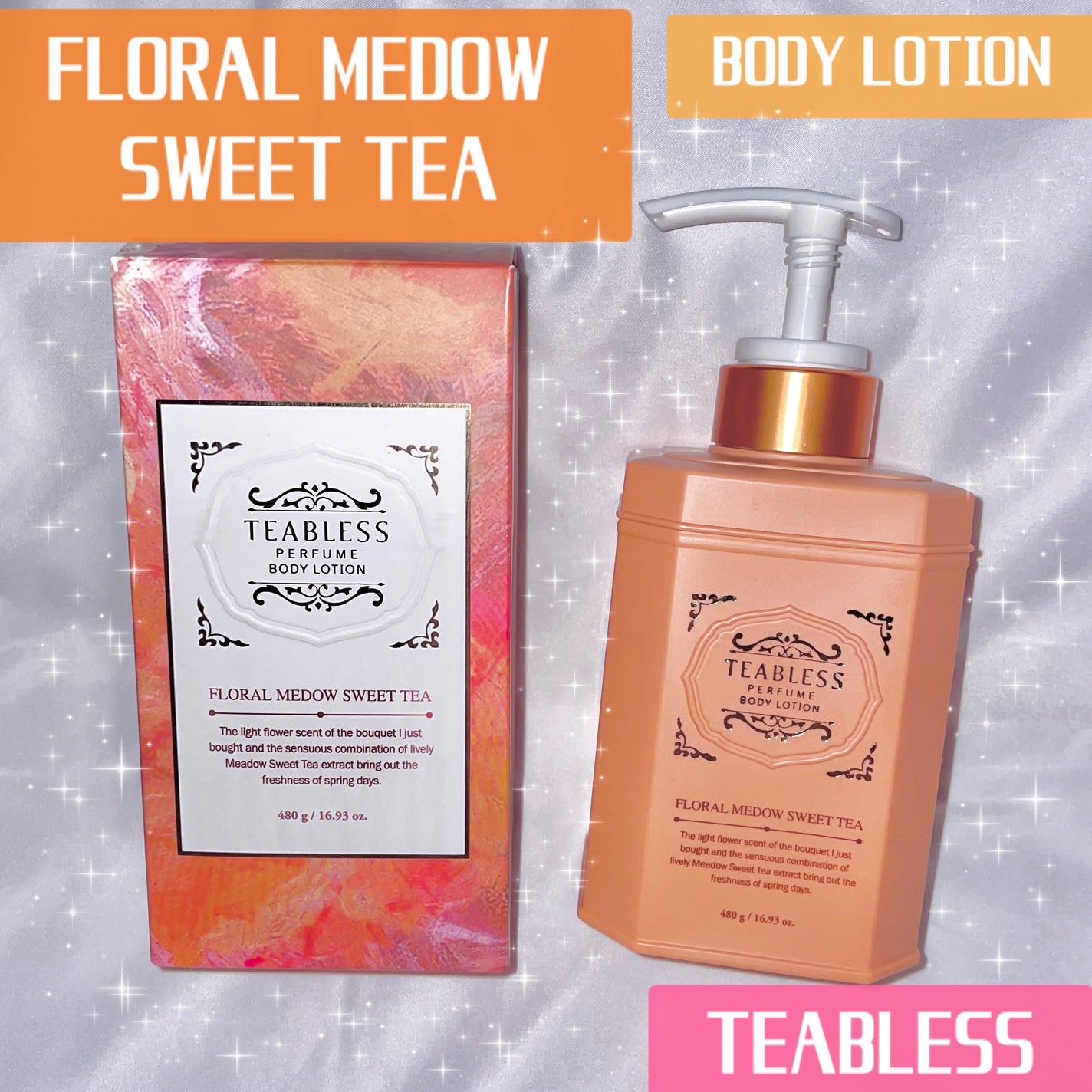 フローラルメドウスイートティー ボディーローション/TEABLESS/ボディローションを使ったクチコミ(1枚目)