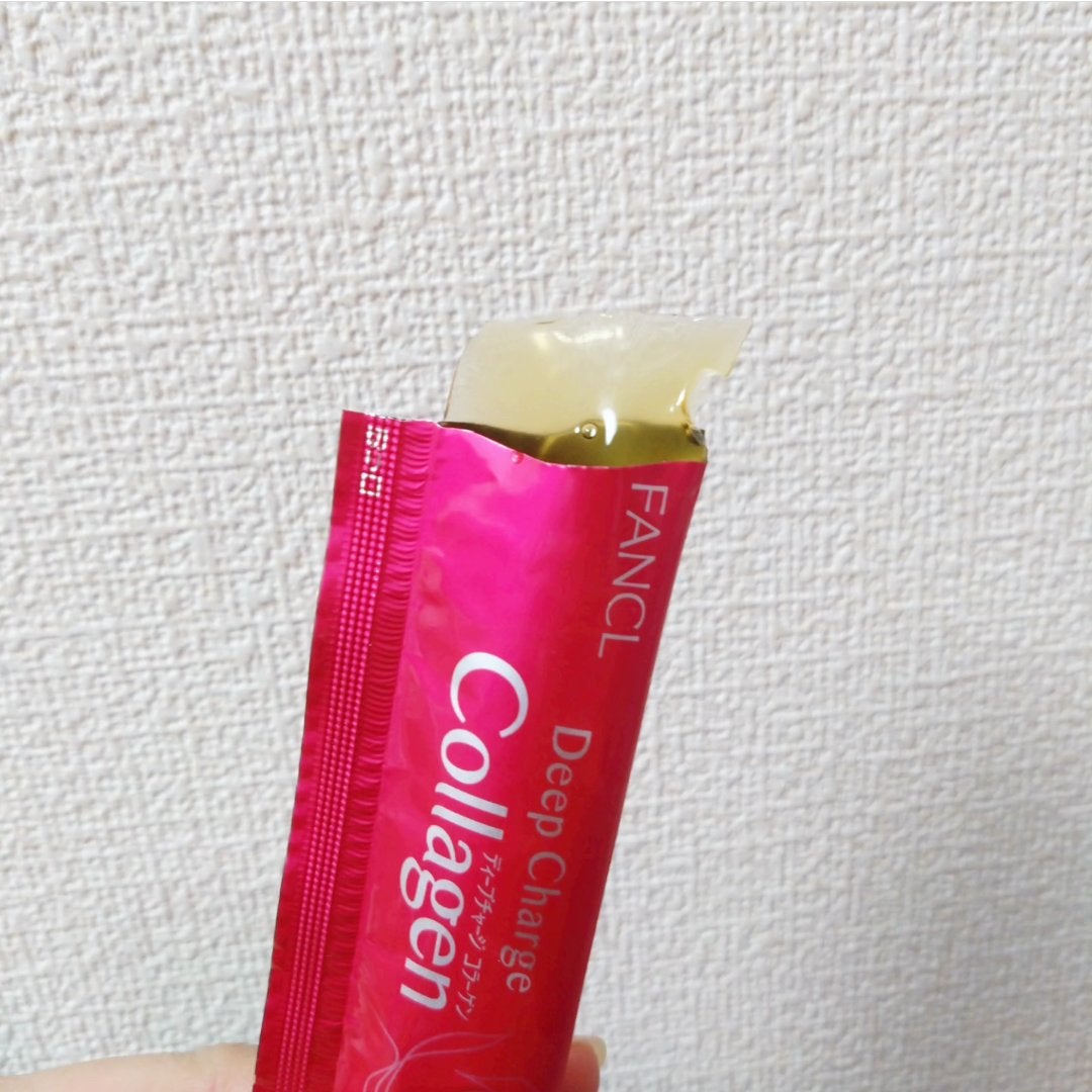 ディープチャージ  コラーゲン スティックゼリー/ファンケル/美容サプリメントを使ったクチコミ(2枚目)