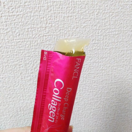 ディープチャージ  コラーゲン スティックゼリー/ファンケル/美容サプリメントを使ったクチコミ(2枚目)