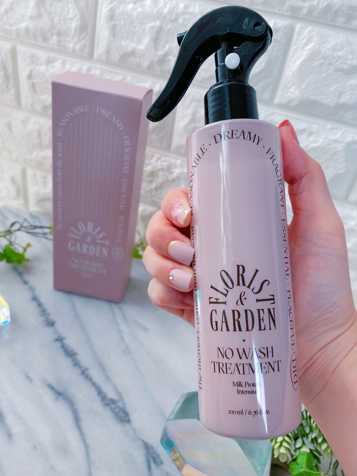 ミルクプロテインインテンシブ ノーウォッシュアンプルトリートメント フローリストガーデン/odiD/ヘアミルクを使ったクチコミ(2枚目)