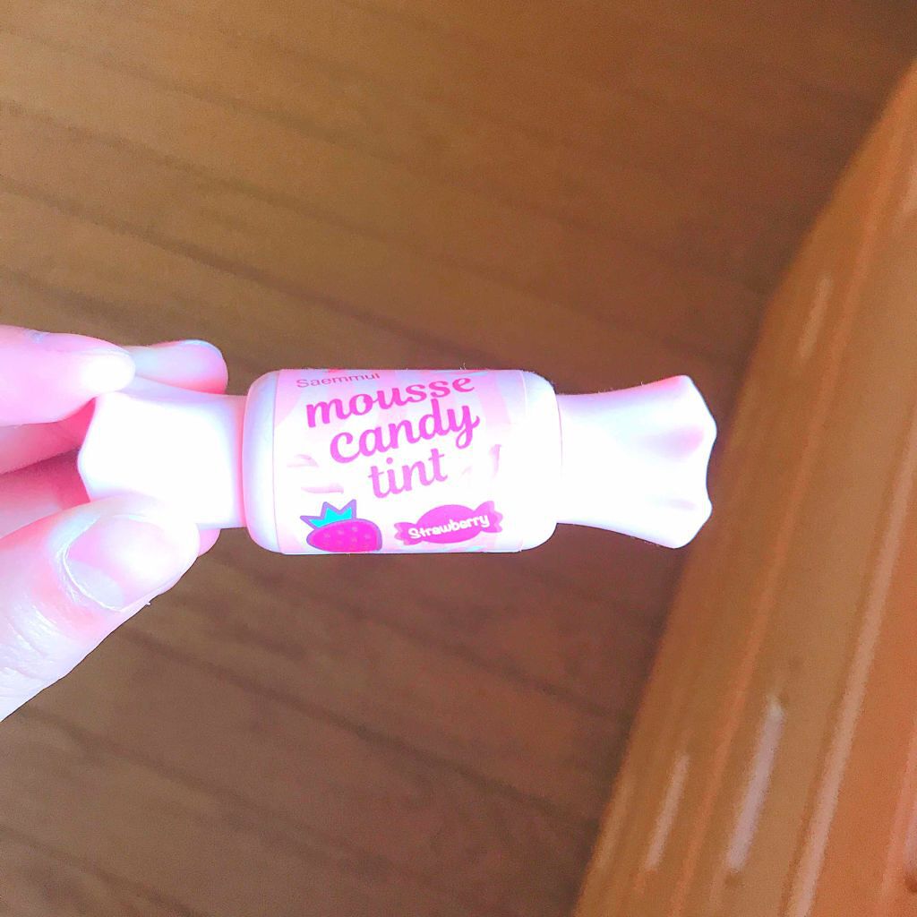 ムース キャンディー ティント/the SAEM/リップティントを使ったクチコミ（1枚目）