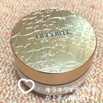 フェイスパウダー/DECORTÉ/ルースパウダーを使ったクチコミ(1枚目)