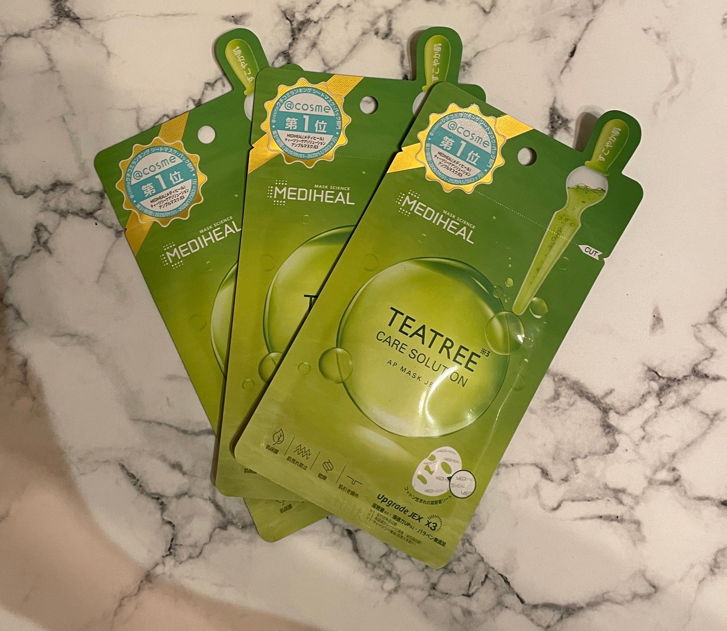 ティーツリーケアソリューション アンプルマスクJEX/MEDIHEAL/シートマスク・パックを使ったクチコミ(1枚目)