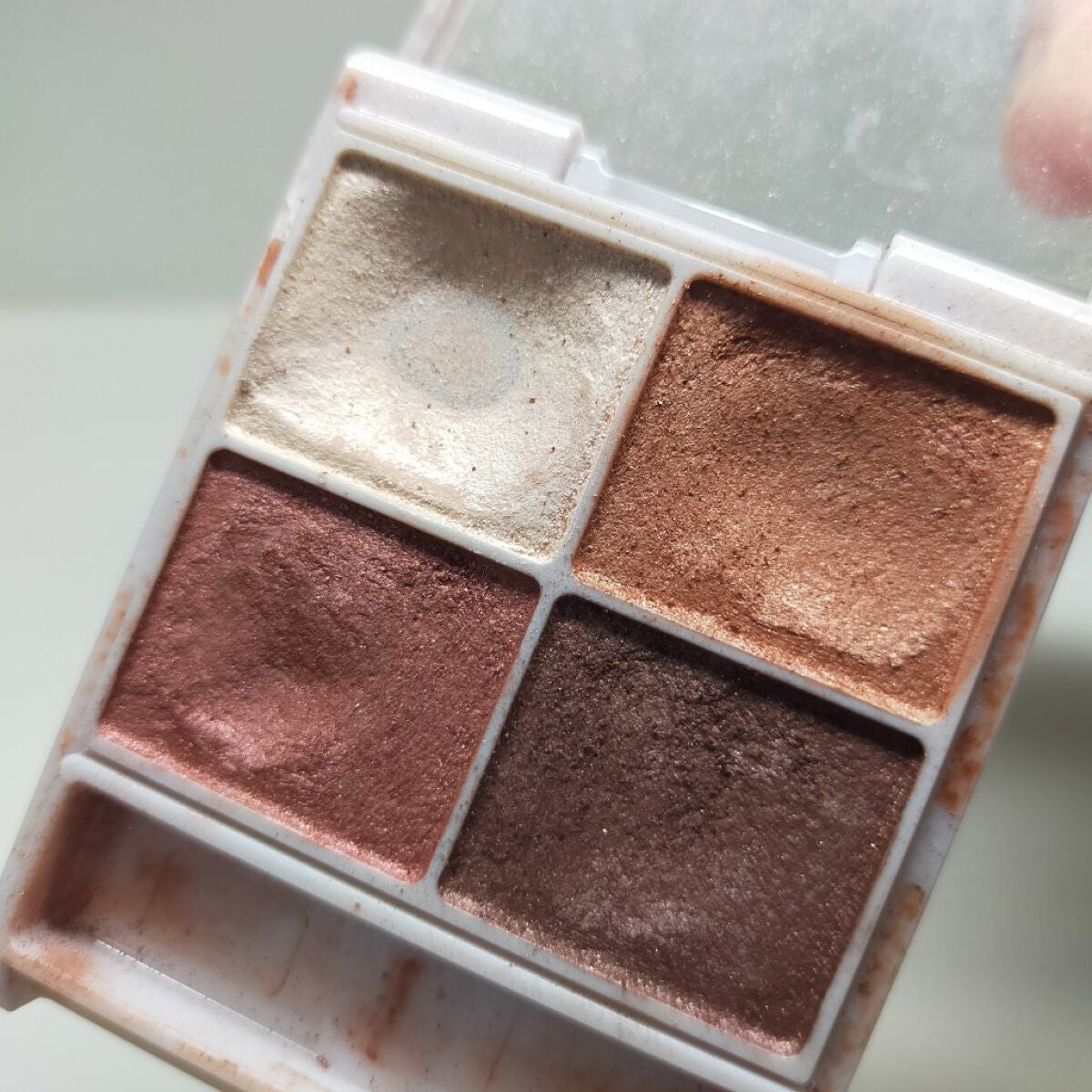 シルキースフレアイズ/キャンメイク/アイシャドウパレットを使ったクチコミ(3枚目)