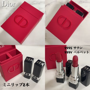 ルージュ ディオール 999V ベルベット/Dior/口紅を使ったクチコミ（2枚目）