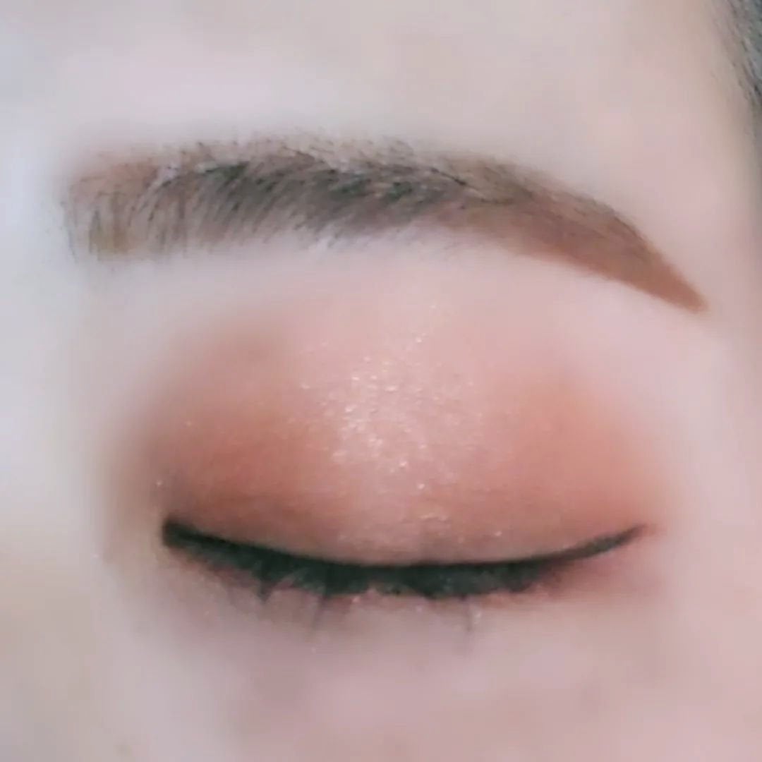 UR GLAM GEL EYELINER/U R GLAM/ジェルアイライナーを使ったクチコミ(5枚目)