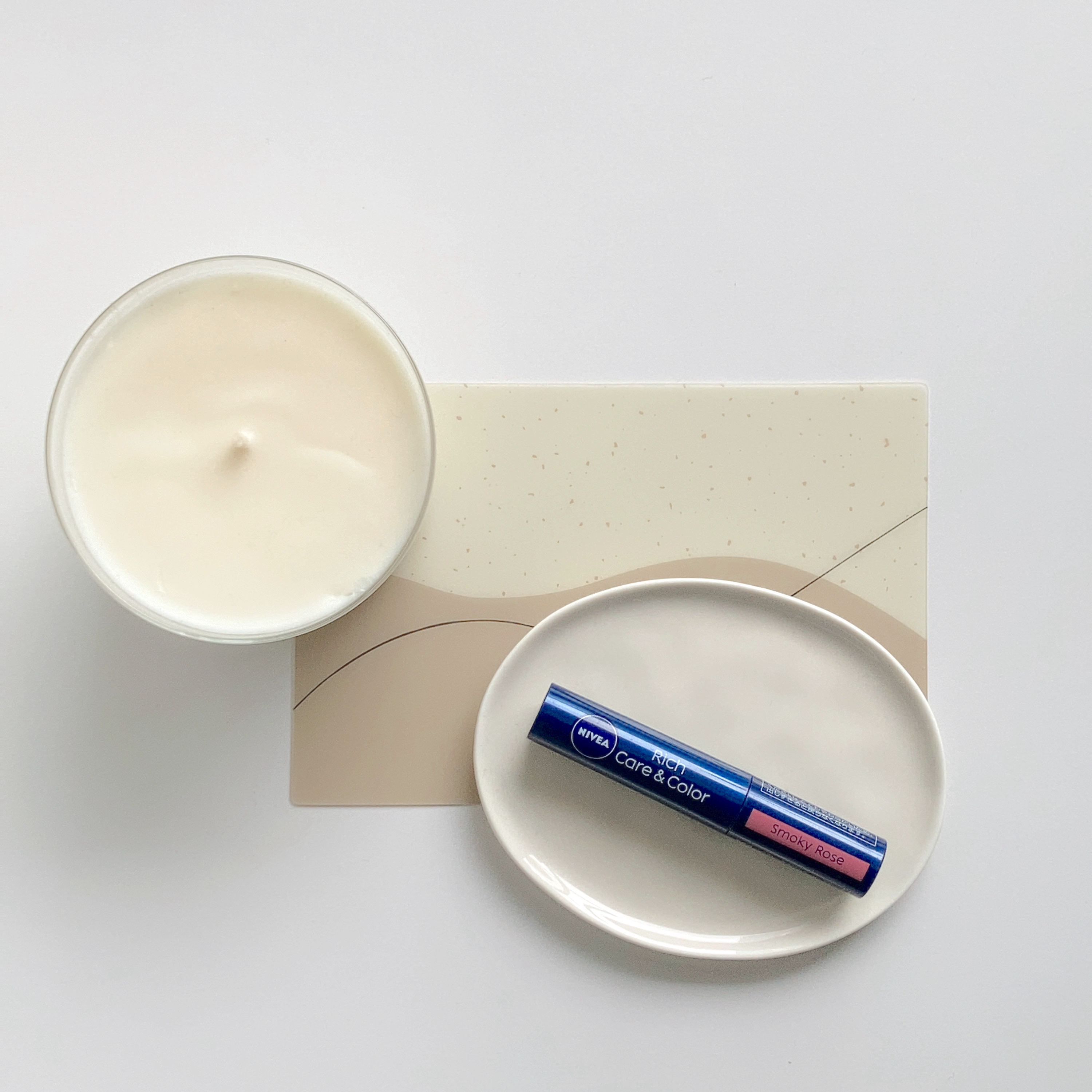 ニベア リッチケア＆カラーリップ/ニベア/リップクリームを使ったクチコミ（1枚目）