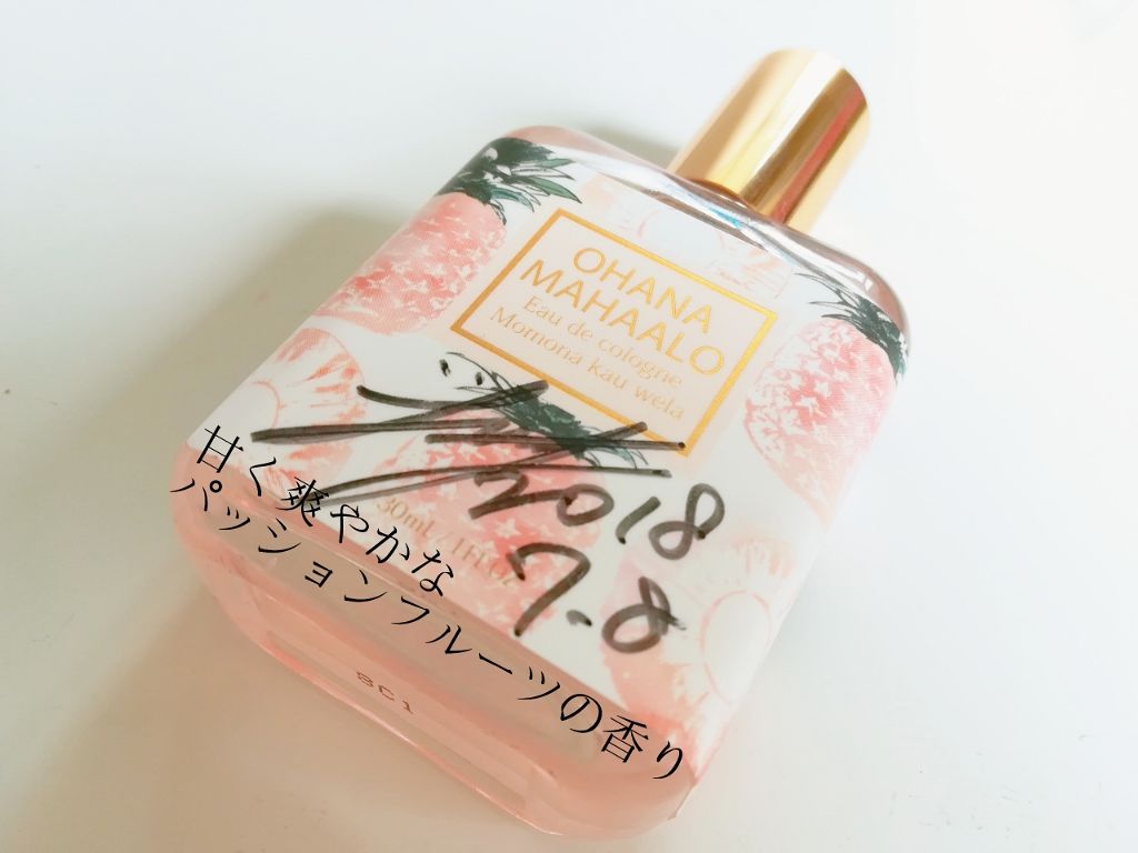 OHANA MAHAALO オハナ・マハロ オーデコロン  <モモナ カウウエラ>のクチコミ「こんにちは:-)
前回の投稿に沢山のいいね👍ありがとうございました

今回はオハナ・マハロのオ.....」（1枚目）