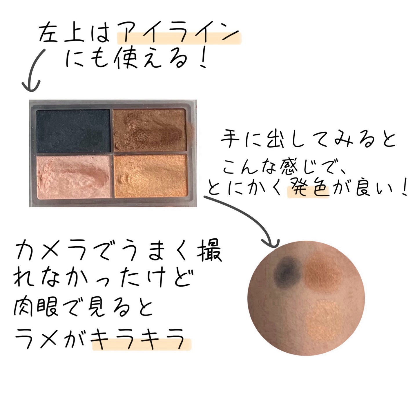 フェイスカラーパレット/チャコット・コスメティクス/アイシャドウパレットを使ったクチコミ(2枚目)