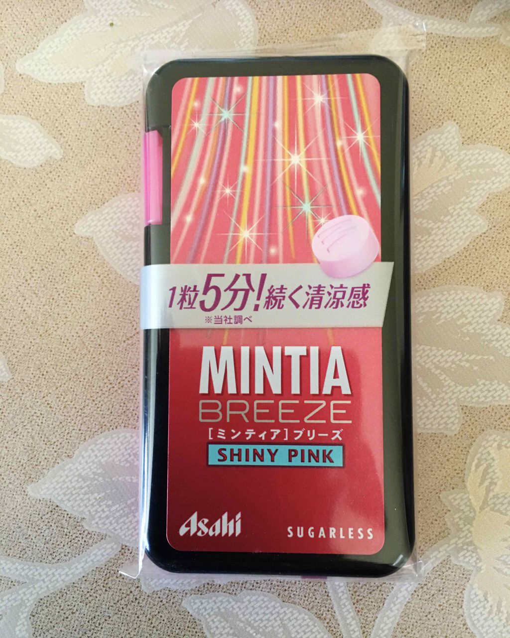 ミンティア ブリーズ シャイニーピンク/アサヒフードアンドヘルスケア/食品を使ったクチコミ(1枚目)