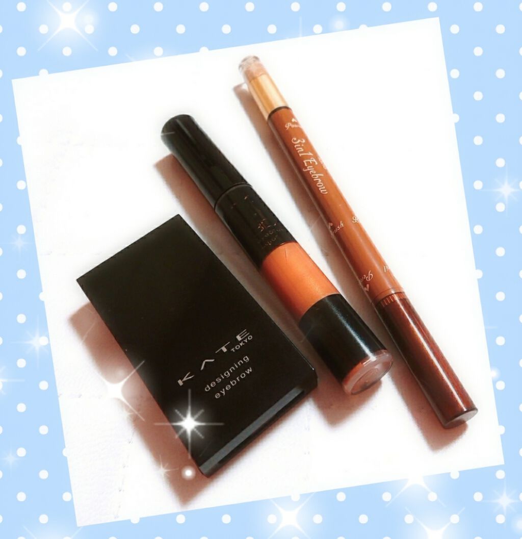 3Dアイブロウカラー/KATE/眉マスカラを使ったクチコミ(1枚目)