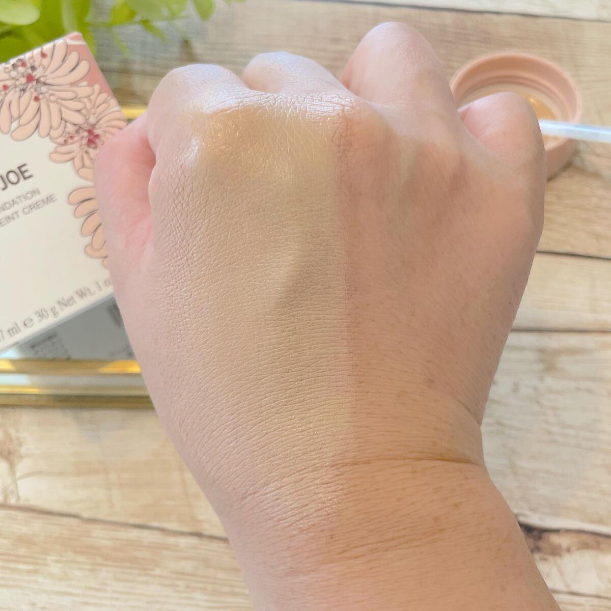 フォンダン クリーム ファンデーション/PAUL & JOE BEAUTE/クリーム・エマルジョンファンデーションを使ったクチコミ(4枚目)