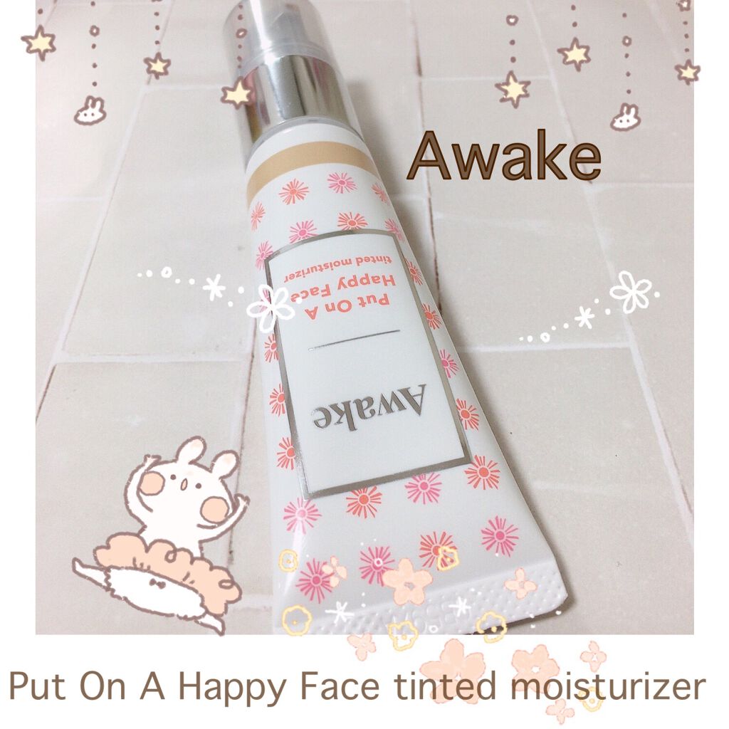 プットオンアハッピーフェイス ティンティド モイスチュアライザー/Awake/CCクリームを使ったクチコミ（1枚目）