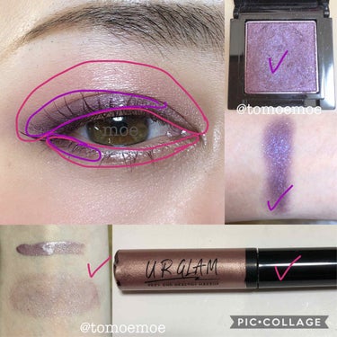 UR GLAM　LIQUID EYESHADOW/U R GLAM/リキッドアイシャドウを使ったクチコミ（3枚目）