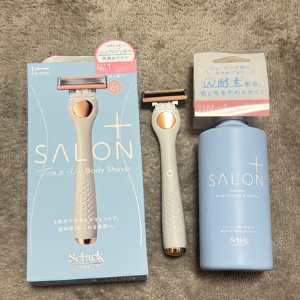 サロンプラス トーンアップ ボディシェーバー/サロンプラス/シェーバーを使ったクチコミ(1枚目)