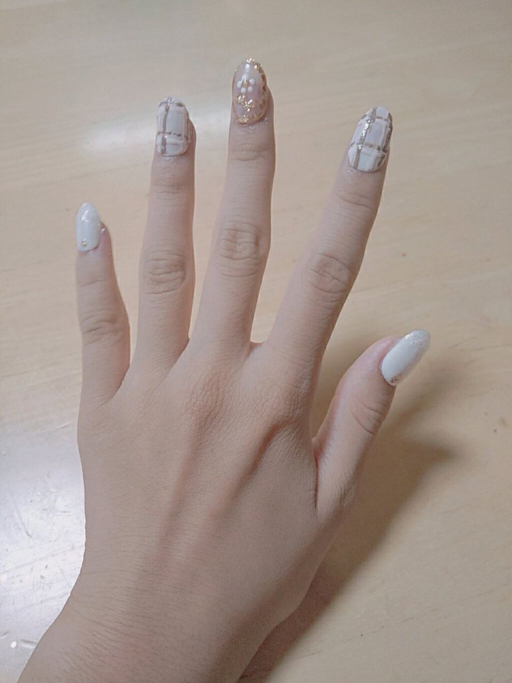 ジェルネイル（ライト対応）/セリア/ジェルネイルを使ったクチコミ（2枚目）