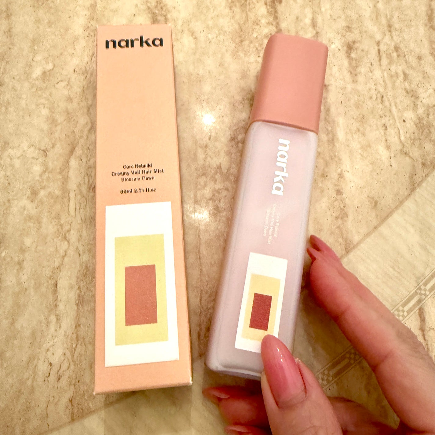 クリーミーベールヘアミスト ブロッサムダン/narka/ヘアミストを使ったクチコミ(1枚目)