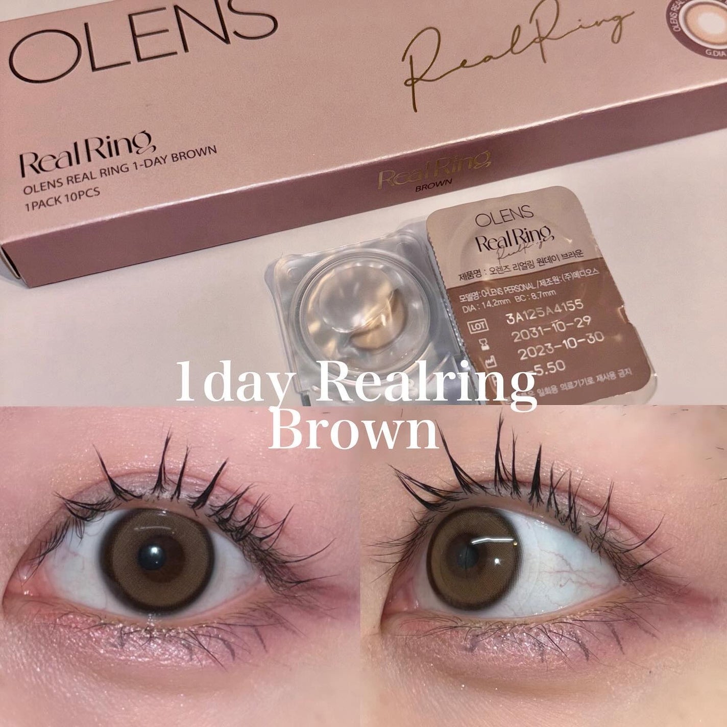 Real Ring 1day/OLENS/ワンデー(1DAY)カラコンを使ったクチコミ(4枚目)