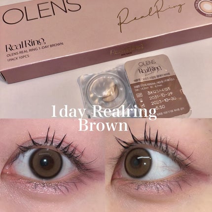Real Ring 1day/OLENS/ワンデー(1DAY)カラコンを使ったクチコミ(4枚目)