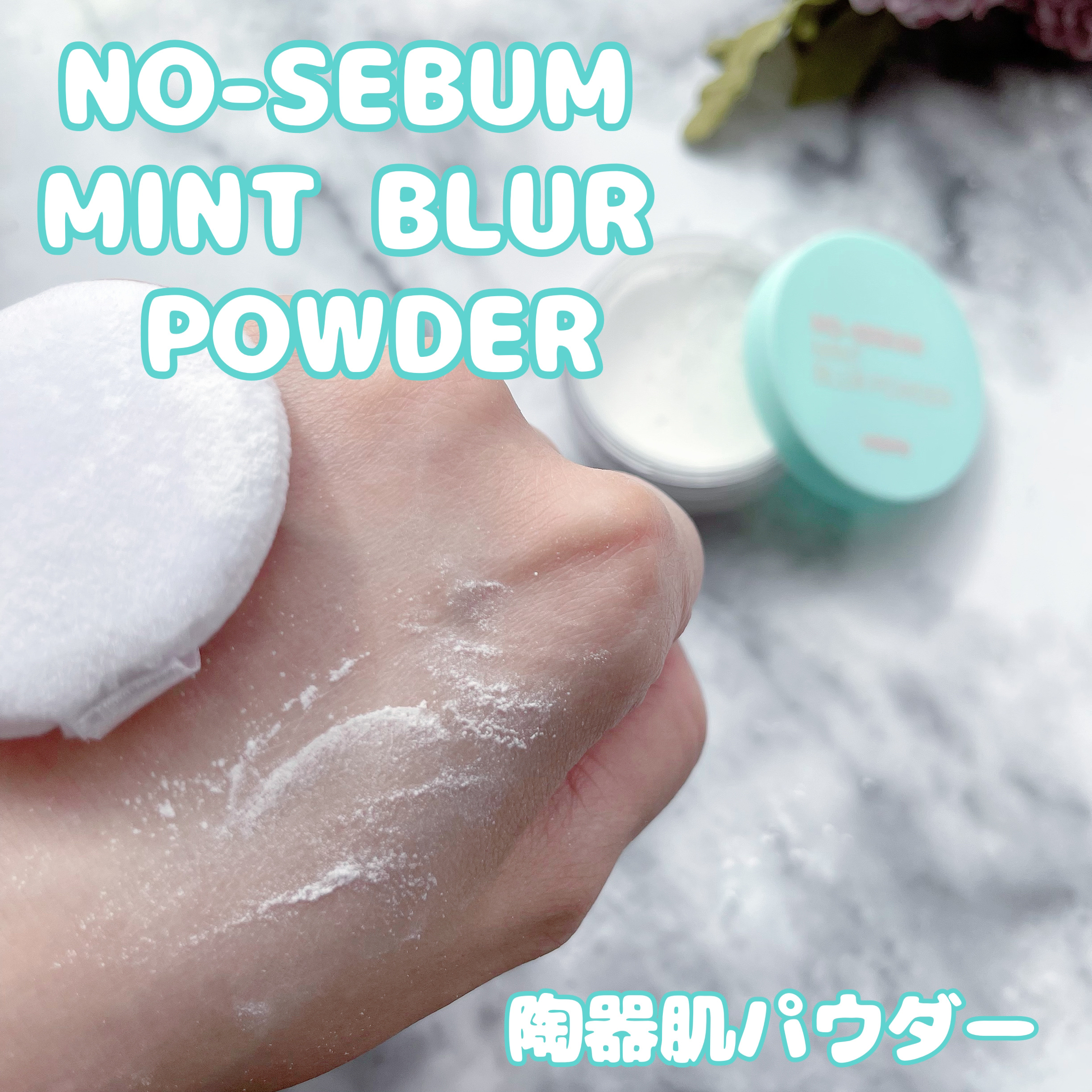 ノーセバムミントブラーパウダー /Vertty/ルースパウダーを使ったクチコミ（2枚目）