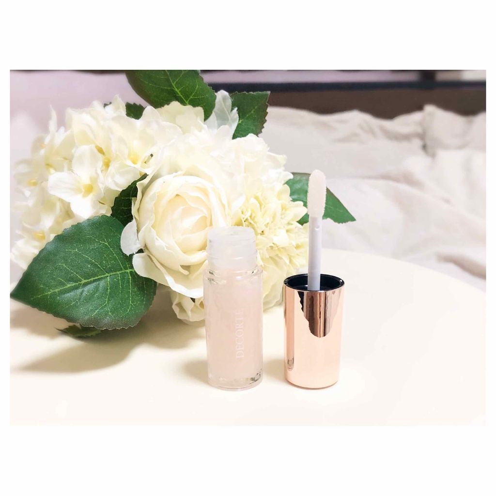 リップ オイル 01 white jasmine/DECORTÉ/リップオイルを使ったクチコミ（3枚目）