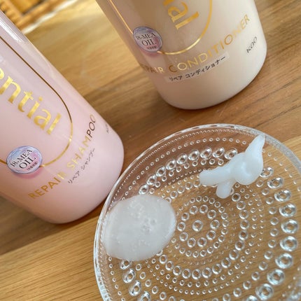 ザビューティ リペアシャンプー・コンディショナー/エッセンシャル/市販シャンプーを使ったクチコミ(4枚目)