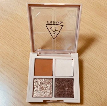 3CE MINI MULTI EYE COLOR PALETTE #ALMOND FUDGE/3CE/パウダーアイシャドウを使ったクチコミ（1枚目）