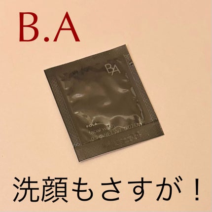 B.A ウォッシュ/B.A/洗顔フォームを使ったクチコミ(1枚目)