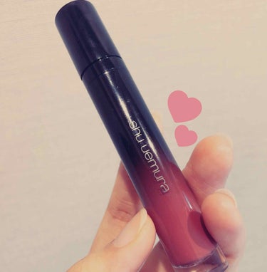 ラック シュプリア BG 04 レッドベージュ/shu uemura/リップグロスを使ったクチコミ（1枚目）