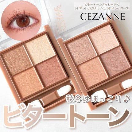 ビタートーンアイシャドウ/CEZANNE/パウダーアイシャドウを使ったクチコミ(1枚目)