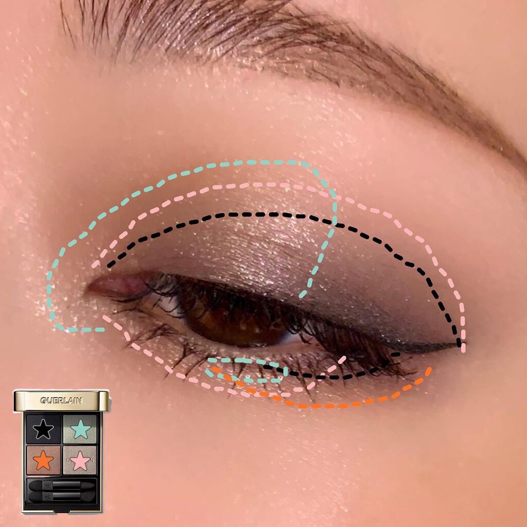 オンブル ジェ/GUERLAIN/アイシャドウパレットを使ったクチコミ(7枚目)