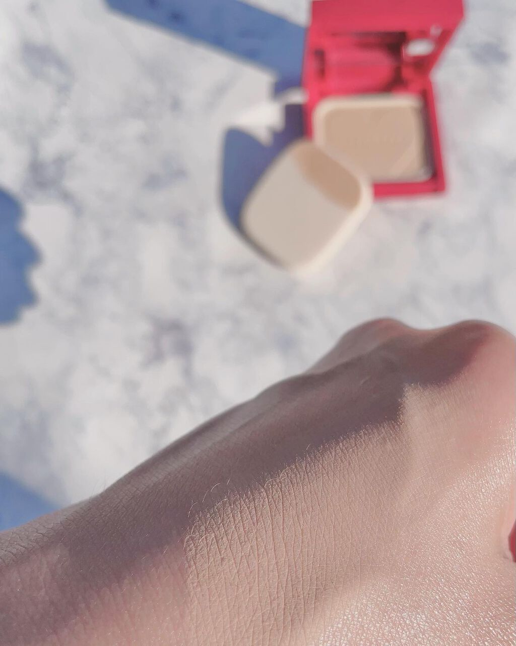 プロフィニッシュファンデーション/インテグレート/パウダーファンデーションを使ったクチコミ(4枚目)