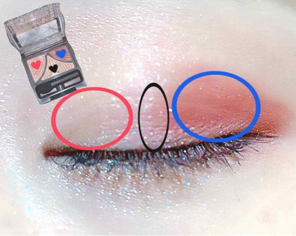 ジューシーピュアアイズ/キャンメイク/アイシャドウパレットを使ったクチコミ(4枚目)