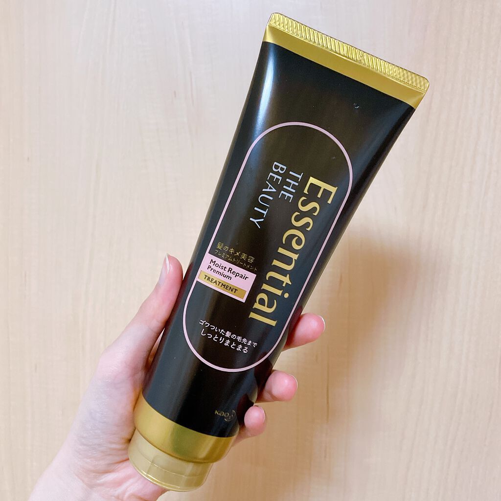 THE BEAUTY 髪のキメ美容プレミアムトリートメント<モイストリペアプレミアム>/エッセンシャル/洗い流すヘアトリートメントを使ったクチコミ(1枚目)