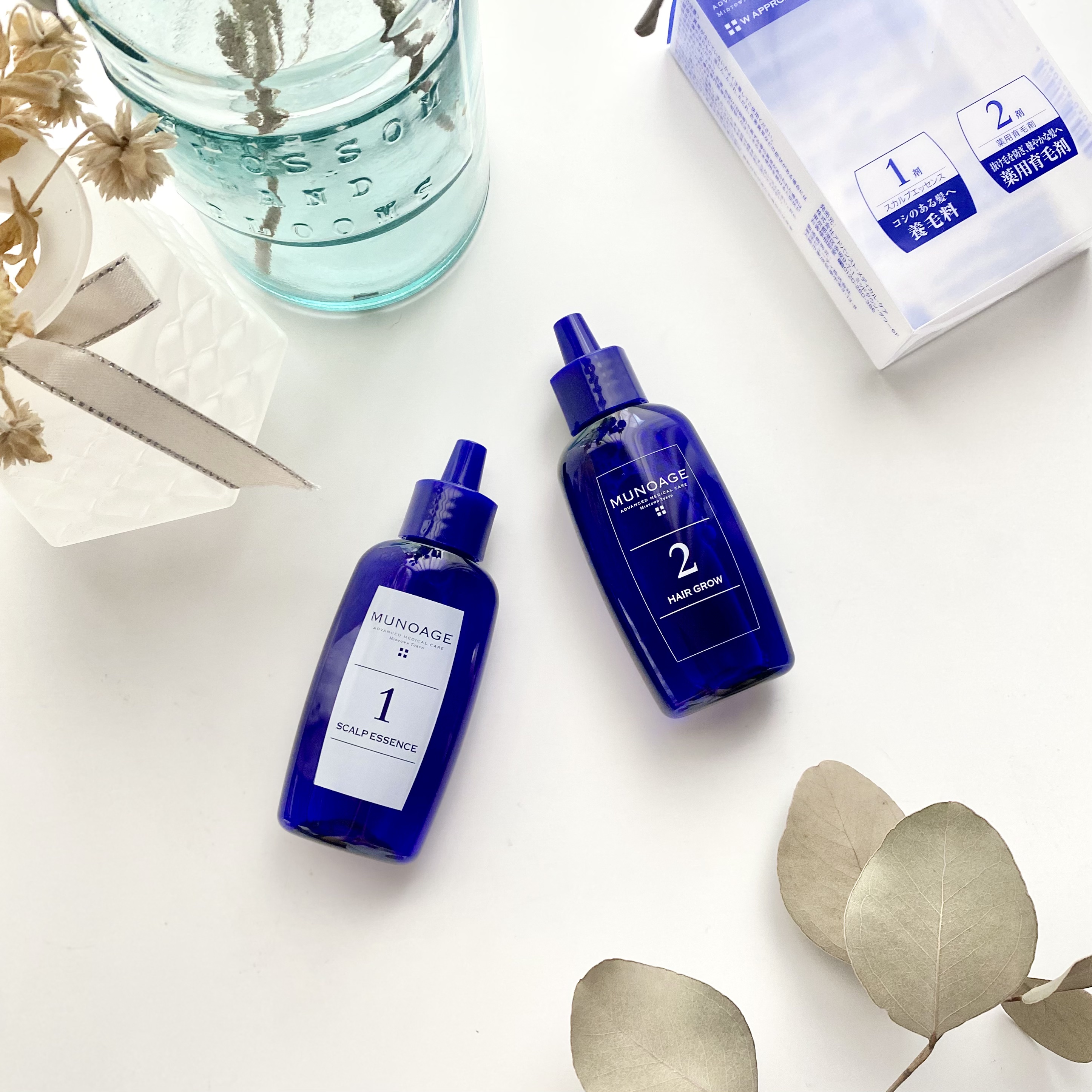 Wアプローチヘアプログラム/MUNOAGE(ミューノアージュ)/頭皮ローションを使ったクチコミ（2枚目）