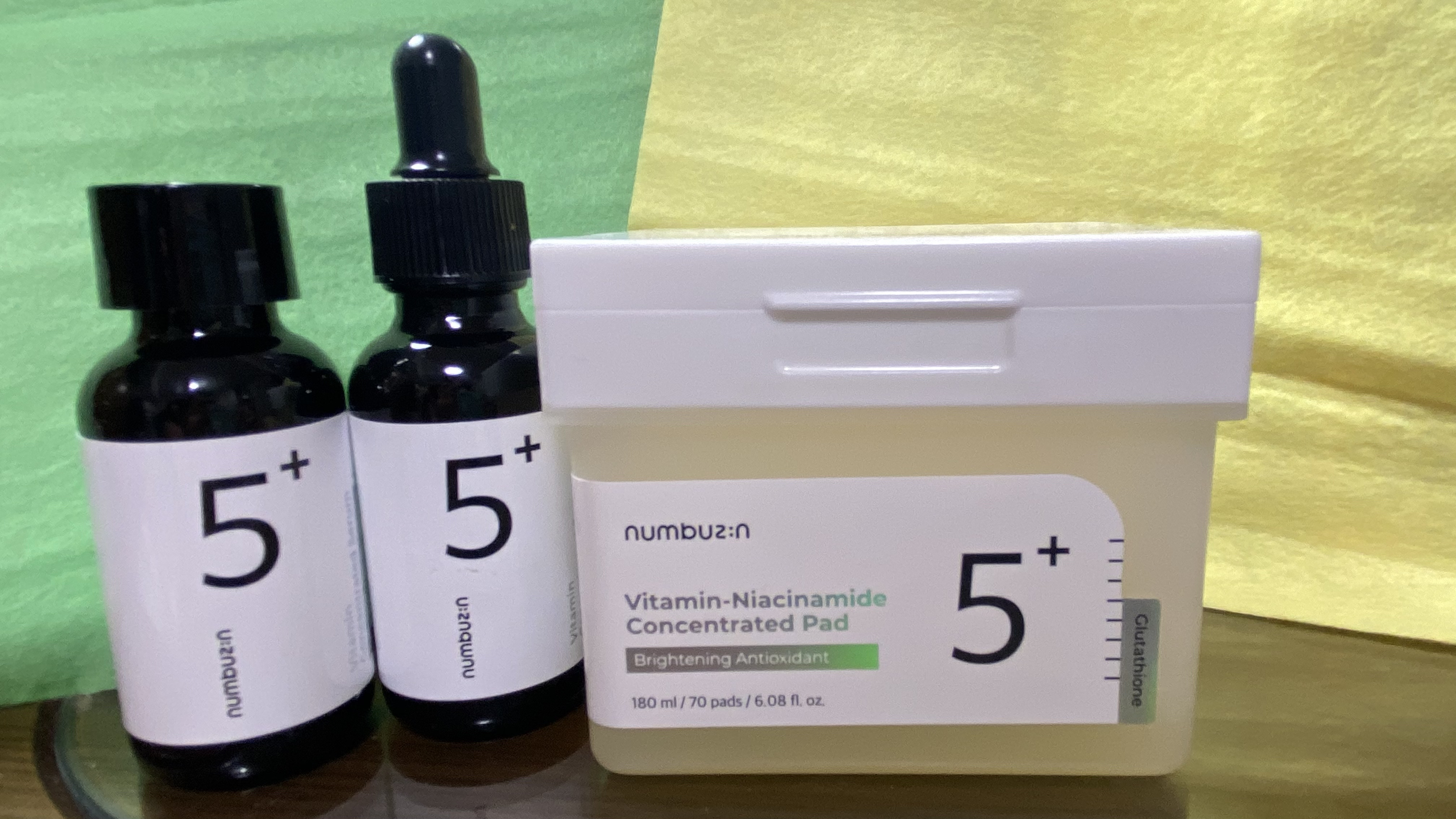 5番 白玉グルタチオンＣ美容液/numbuzin/美容液を使ったクチコミ（1枚目）