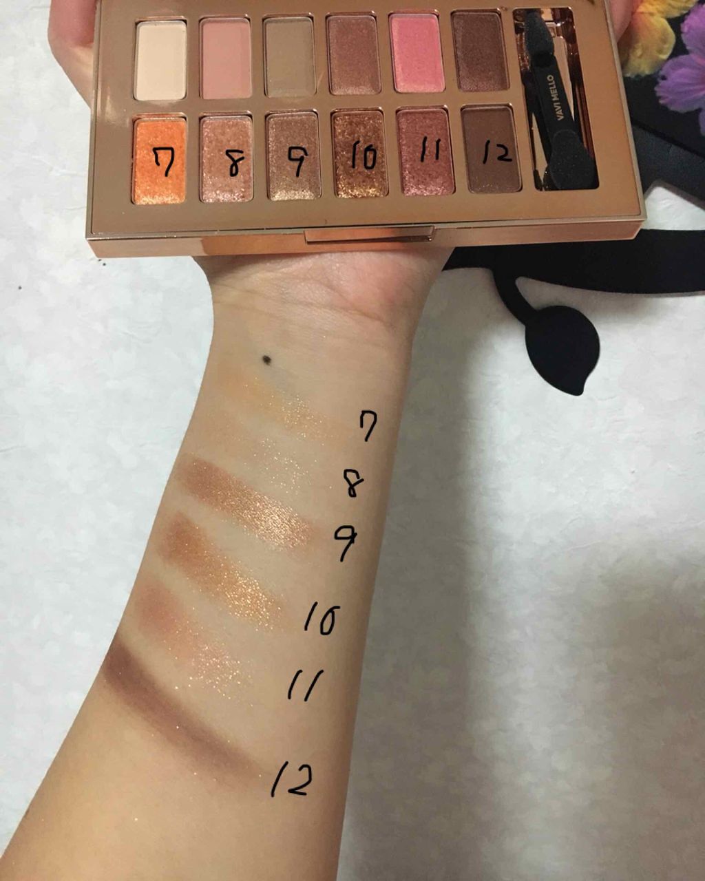 バレンタインボックス/VAVI MELLO/アイシャドウパレットを使ったクチコミ（3枚目）