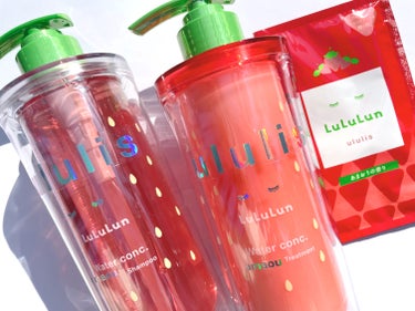 ululis キラメキ ルルルン シャンプー/ヘアトリートメントのクチコミ「イチゴパケ可愛すぎ🍓とぅるんとぅるん髪の毛



• ───── ✾ ───── •


ul.....」（1枚目）