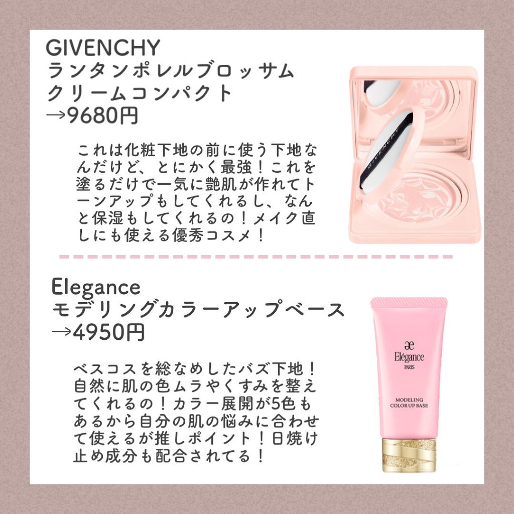 ランタンポレル ブロッサム クリーム コンパクト/GIVENCHY/化粧下地を使ったクチコミ（3枚目）