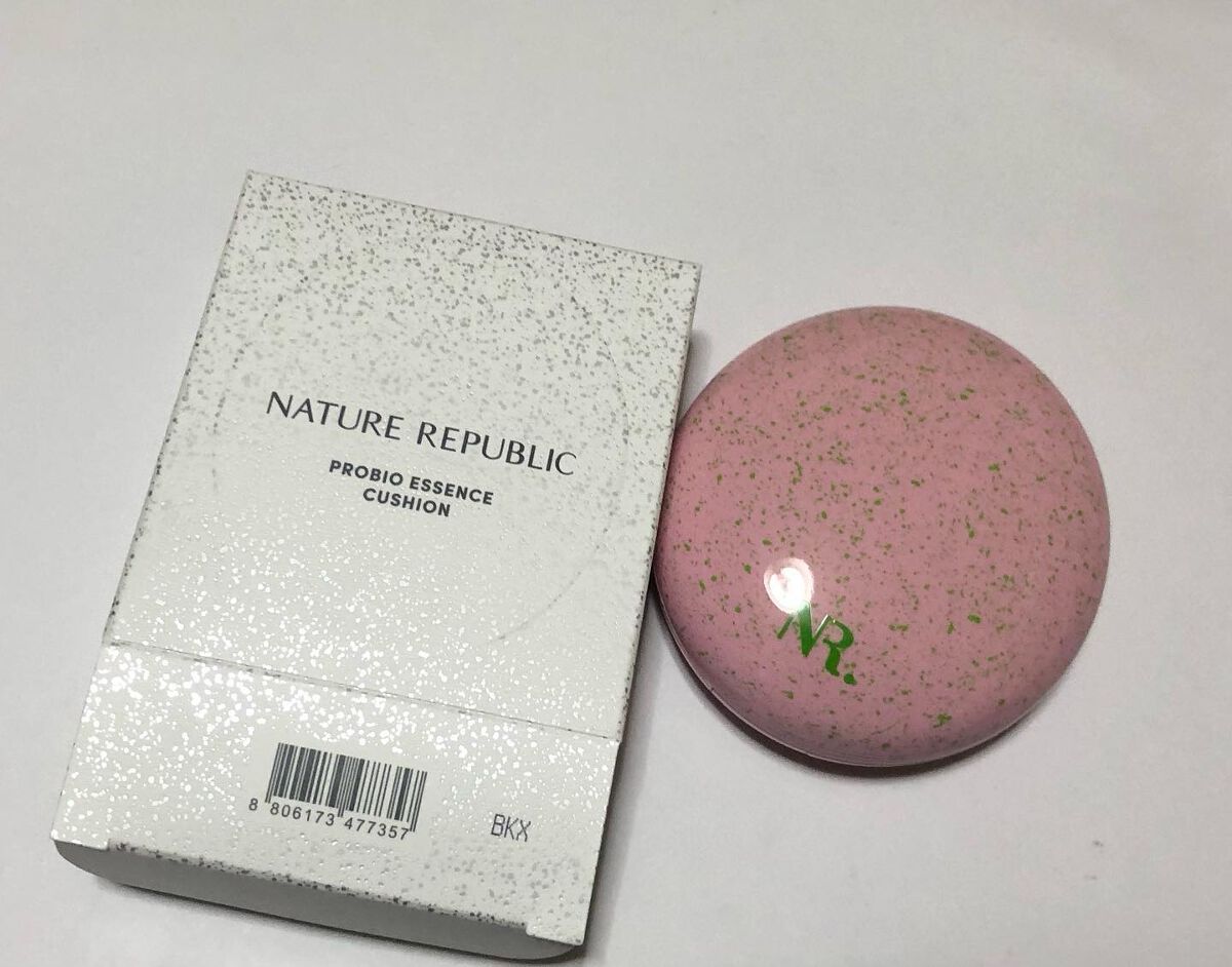 PROBIOエッセンスクッション/ネイチャーリパブリック/クッションファンデーションを使ったクチコミ（1枚目）