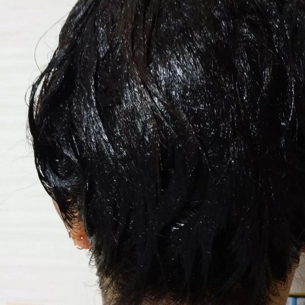 カラーリングミルク【旧】/パルティ/ヘアカラーを使ったクチコミ(4枚目)