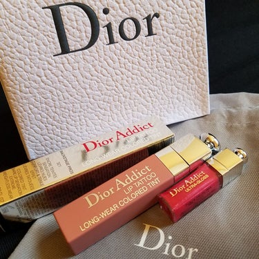 【旧】ディオール アディクト リップ ティント 321 ナチュラル ローズ/Dior/リップグロスを使ったクチコミ（2枚目）